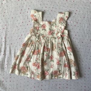NWOT H&M floral pinafore dress
